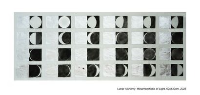 Lunar Alchemy Metamorphosis of Light - a Paint Artowrk by liqun wang